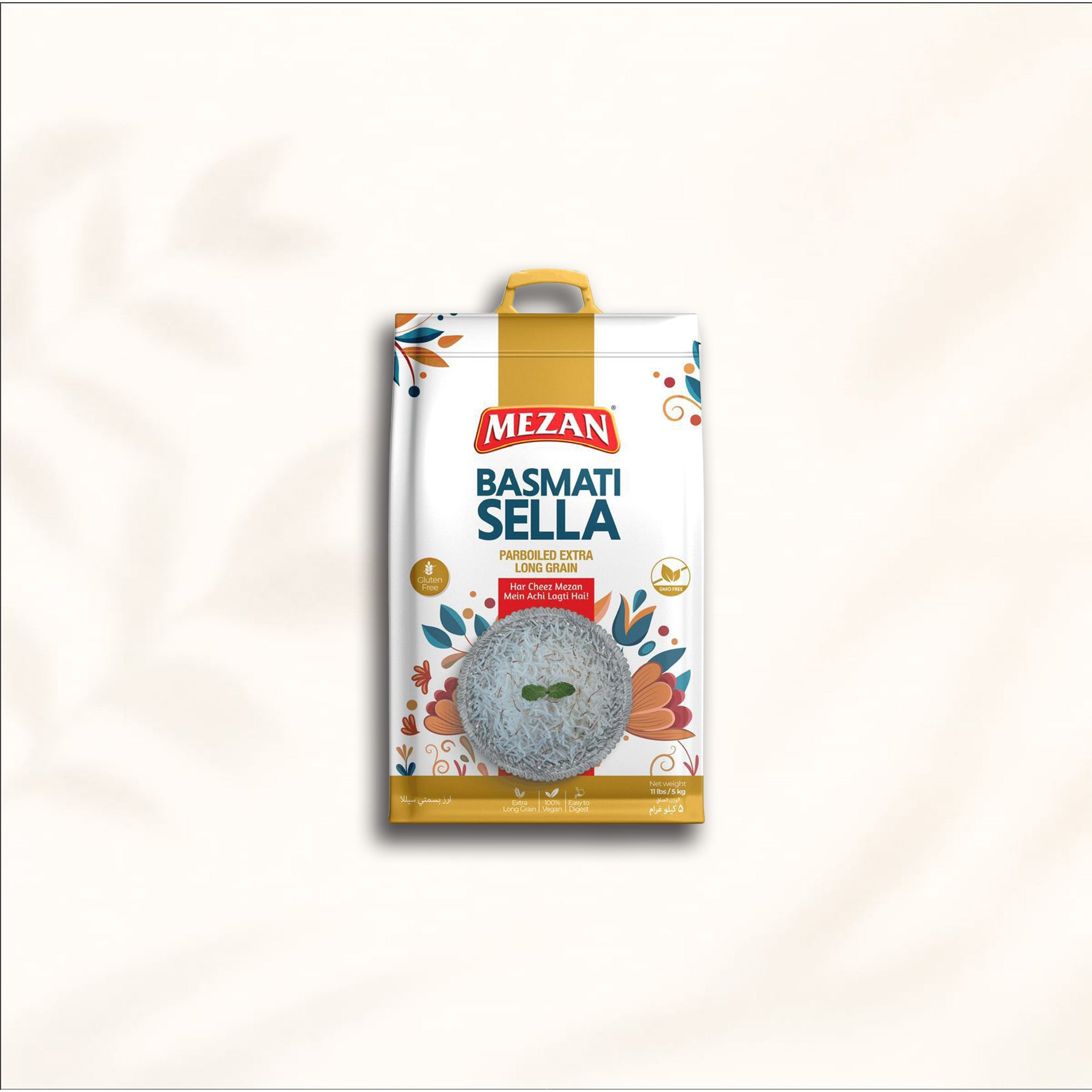 Mezan Basmati Sella Rice  5Kg